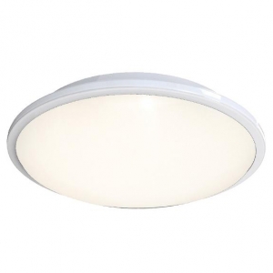 Ansell Lighting AECLED/W/CCT Eclipse MultiLED White Aluminium Round LED Decorative Internal Drum Luminaire With Colour Selectable LEDs, Opal Diffuser & Adjustable Light Output IP20 11W / 14W / 25W 1165Lm - 2846Lm Dia Ø: 431mm | Proj: 108mm