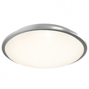 Ansell Lighting AECLED/SC/CCT Eclipse MultiLED Satin Chrome Aluminium Round LED Decorative Internal Drum Luminaire With Colour Selectable LEDs, Opal Diffuser & Adjustable Light Output IP20 11W / 14W / 25W 1165Lm - 2846Lm Dia Ø: 431mm | Proj: 108mm