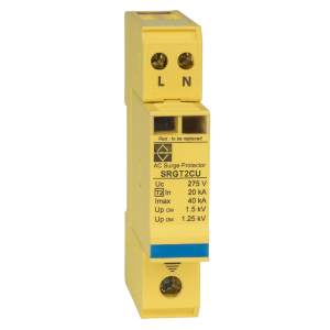Lewden SRGT2CU 1 Module Single Phase Type 2 TT/TN Surge Protection Device - Requires 40A MCB