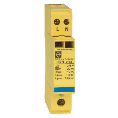 Lewden SRGT2CU 1 Module Single Phase Type 2 TT/TN Surge Protection Device - Requires 40A MCB