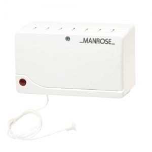 Manrose T12HP White Humidistat, Adjustable Timer & Pullcord Fan Remote Transformer 12V Length: 86mm | Width: 147mm | Depth : 66mm