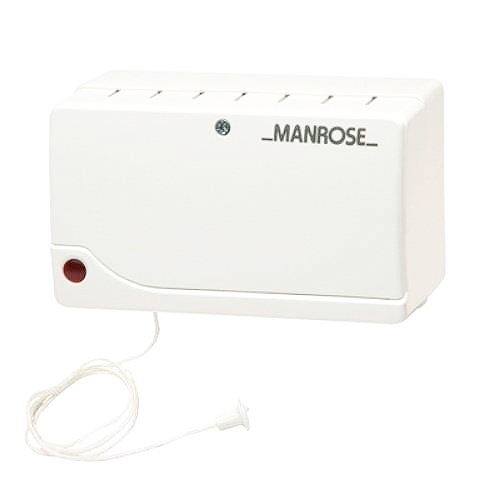 Manrose T12HP White Humidistat, Adjustable Timer & Pullcord Fan Remote Transformer 12V Length: 86mm | Width: 147mm | Depth : 66mm