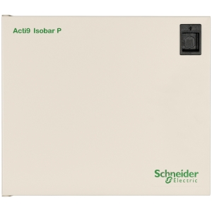 Schneider Electric SEA9APN2 Acti9 Isobar P White Metal 2 Way Single Phase Type A Distribution Board - Requires Incomer 125A Width: 200mm | Height: 300mm | Depth: 117mm