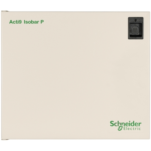 Schneider Electric SEA9APN14 Acti9 Isobar P White Metal 14 Way Single Phase Type A Distribution Board - Requires Incomer 125A Width: 417mm | Height: 300mm | Depth: 117mm