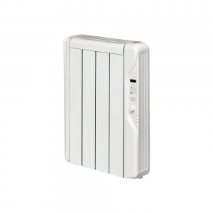 Elnur RX4E-PLUS RXE Plus White 4 Element Low Energy Oil Free Electric Radiator With Daily + Weekly Programming & Open Window Detection IP2X 500W