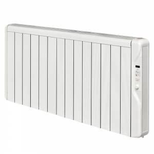 Elnur RX14E-PLUS RFE Plus White 14 Element Low Energy Oil Free Electric Radiator With Daily + Weekly Programming & Open Window Detection IP2X 2000W