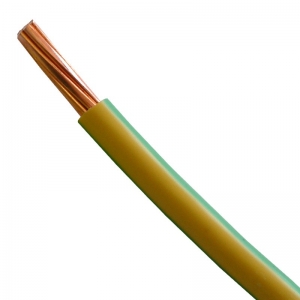 6491X25GYB BASEC Approved 6491X Green/Yellow Single Core Insulated Conduit Wiring Cable 25mm 50m Reel