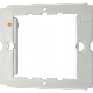 BG Electrical RFR12 Nexus Grid 1 & 2 Gang Grid Frame For Nexus White Moulded, Metalclad and Nexus Metal Grid Frontplates