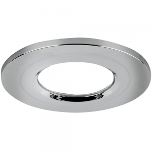 Aurora AU-R6BZPC R6™ Polished Chrome Polycarbonate Bezel For R6 Fire Rated Downlights