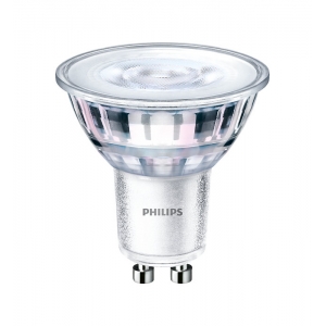 Philips Lighting 929001218299 CorePro LEDspot MV All Glass Non Dimmable Cool White 4000K 36° Beam 15000Hr LED GU10 Lamp 4.6W 390Lm GU10 240V DiaØ: 50mm | Length: 54mm