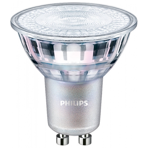 Philips Lighting 929001348998 Master LEDspot VLE All Glass Dimmable White 3000K 36° Beam 25000Hr LED GU10 Lamp 4.9W 365Lm GU10 240V DiaØ: 50mm | Length: 54mm