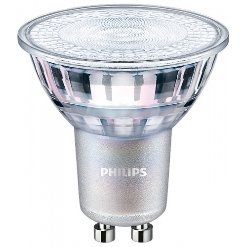 Philips Lighting 929001349099 Master LEDspot VLE All Glass Dimmable Cool White 4000K 36° Beam 25000Hr LED GU10 Lamp 4.9W 380Lm GU10 240V DiaØ: 50mm | Length: 54mm