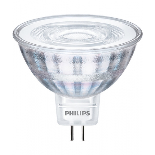 Philips Lighting 929002494699 CorePro LEDspot LV All Glass Non Dimmable Warm White 2700K 36° Beam 15000Hr LED MR16 Lamp 4.4W 345Lm GU5.3 12V DiaØ: 50.5mm | Length: 45.5mm