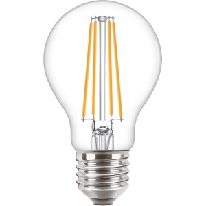 Philips Lighting 929001387362 CorePro Glass Non-Dimmable Clear Glass Warm White 2700K 15000Hr LED Classic GLS Filament Lamp 7W 806Lm ES 240V DiaØ: 60mm | Length: 104mm