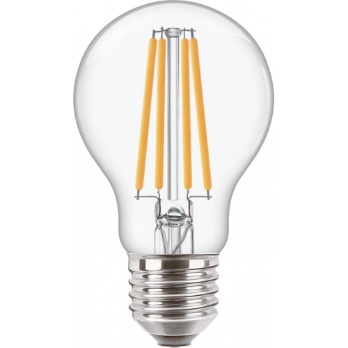 Philips Lighting 929002026192 CorePro Glass Non-Dimmable Clear Glass Warm White 2700K 15000Hr LED Classic GLS Filament Lamp 10.5W 1521Lm ES 240V DiaØ: 60mm | Length: 104mm