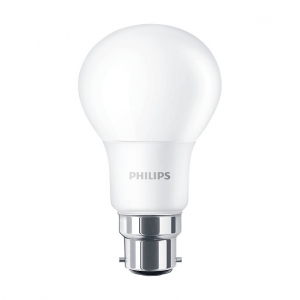 Philips Lighting 929001233899 CorePro Glass Non-Dimmable Frosted Glass Warm White 2700K 15000Hr LED Classic GLS Lamp 5.5W 470Lm BC 240V DiaØ: 60mm | Length: 110mm