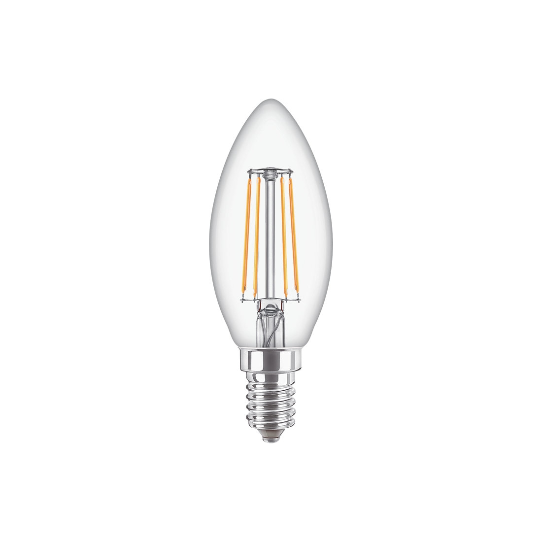 Philips 929001889719 CorePro 4.3W Clear Glass LED Filament Candle Lamp