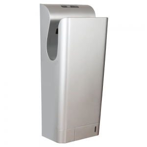 Anda 408973 Jet Dry Plus Silver Hand-In Blade Style Automatic Low Energy Hand Dryer With 2 Speed + 2 Heat Settings & 10 Seconds Drying Time IPX4 2050W 240V Height: 700mm | Width: 300mm | Depth: 225mm