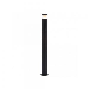 Zinc Lighting ZN-33394-BLK Pollux Black Aluminium Universal LED Post Light With 3 x Variable Heights & Warm White 3000K LEDs IP44 4W 200Lm 240V Height: 300mm-800mm | DiaØ : 120mm
