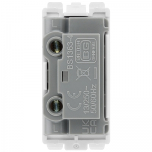 BG Electrical RFUSE Nexus Grid White 1 Module Fused Connection Gridswitch 13A