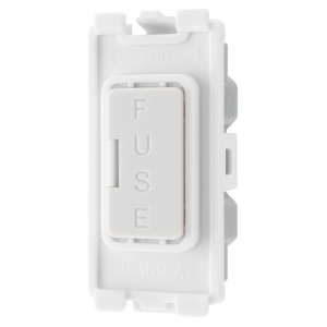 BG Electrical RFUSE Nexus Grid White 1 Module Fused Connection Gridswitch 13A