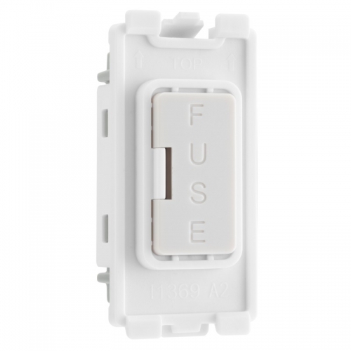BG Electrical RFUSE Nexus Grid White 1 Module Fused Connection Gridswitch 13A
