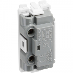 BG Electrical RPCFUSE Nexus Grid Polished Chrome 1 Module Fused Connection Gridswitch 13A
