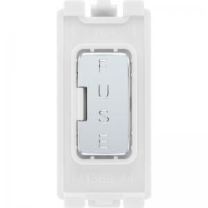 BG Electrical RPCFUSE Nexus Grid Polished Chrome 1 Module Fused Connection Gridswitch 13A