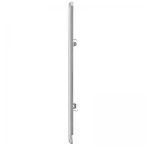 BG Electrical RFBS3 Nexus Grid Brushed Steel Flatplate 2 Gang 3 Module Screwless Grid Frontplate
