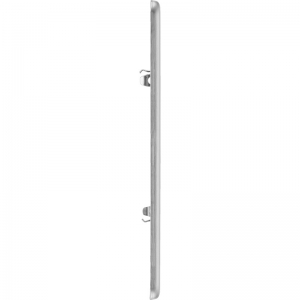 BG Electrical RFBS4 Nexus Grid Brushed Steel Flatplate 2 Gang 4 Module Screwless Grid Frontplate