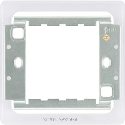 BG Electrical RFR12FP Nexus Grid 1 & 2 Gang Grid Frame For Screwless Flatplate Grid Frontplates