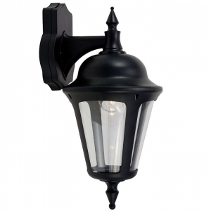 Ansell Lighting ALWL/BL Latina Black Latina E27 w/o Lamp IP65 Lantern  42W 231x410mm