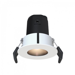 Ansell Lighting AULEDGCP1/CW Unity GC Pro White Aluminium LED Fixed LED Downlight With Cool White LEDs, Mirror Finished Reflector & Driver IP44 3W