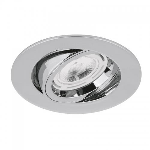 Aurora Lighting EN-DLM357PC Polished Chrome Adjustable Lock Ring GU10 Downlight 50W 240V
