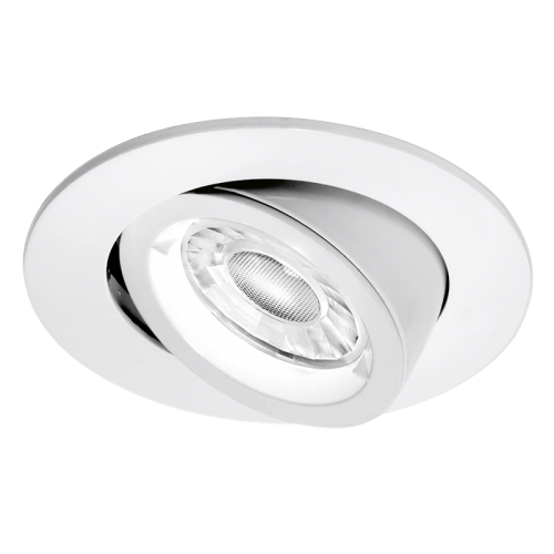 Aurora Lighting EN-DLM355W White Aluminium Wallwasher Lock Ring GU10 Downlight 50W 240V
