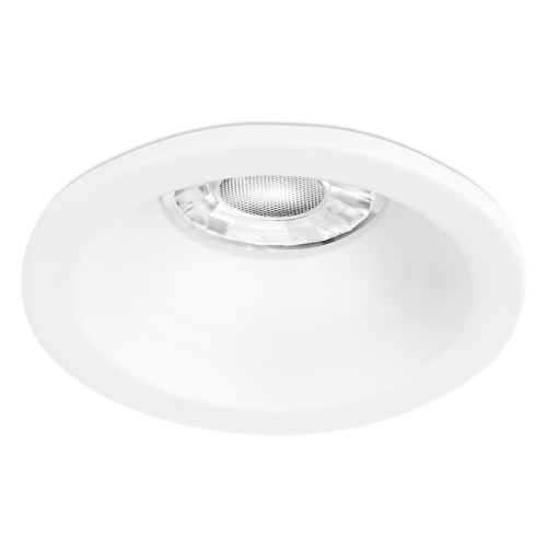 Aurora Lighting EN-DLM614MW White Aluminium Fixed Recessed Baffle GU10 Downlight White Baffle IP65 240V