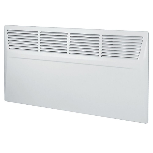 Manrose HP24TIMPH100T White Electric Panel Heater With 24Hr Timer & 12 Pre-Set Programs 1000W 240V Height: 440mm | Width: 455mm | Depth: 125mm