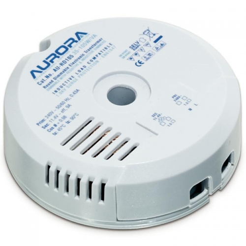 Aurora Lighting AU-RD105 Electronic Round Transformer 105VA