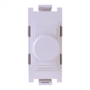 Deta G3526 Gridswitch White 1 Module Universal Multiway Dimmer Switch 250W