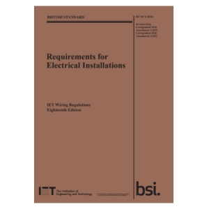 IET PIETREG18 Wiring Regulations 18th Edition Amendment 2: BS 7671:2018 - Requirements for Electrical Installations