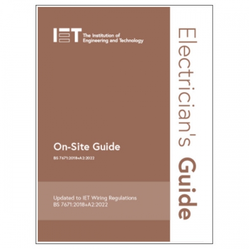 IET PIETOS18_2 On-Site Guide - 18th Edition BS 7671:2021 + A2:2022