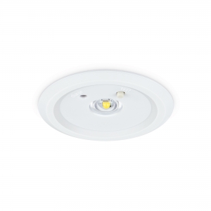 JCC Lighting JC110002 White 3 Hour Non-Maintained Recessed Emergency LED Downlight With Vibrant White 6000K LEDs IP20 3.5W 110Lm 240V DiaØ: 60mm | Cut-Out: 40-45mm | Recess Depth: 49.5mm