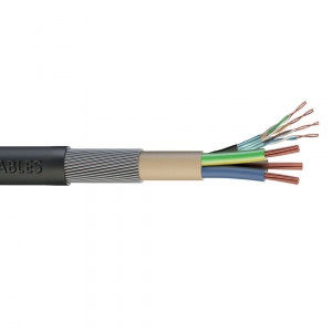 EV-ULTRA3C6.0CAT5SWA 6mm 3 Core EV SWA CAT5 Cable For Installation Of Electric Vehicle Charge Points (Priced Per Meter)