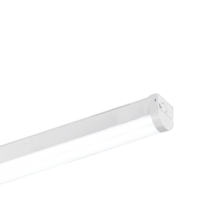 Aurora Lighting EN-BA1222EM/40 BatPac White Single 4ft Emergency LED Batten With Opal Diffuser & Cool White LEDs IP20 22W