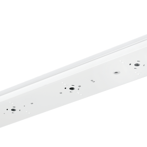 Aurora Lighting EN-SF1240/40 Princeton White Twin 4ft LED Linear Luminaire With Opal Diffuser & Cool White LEDs IP20 40W