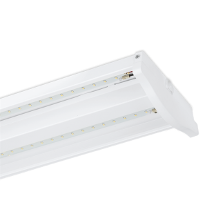 Aurora Lighting EN-SF1530/40 Princeton White Single 5ft LED Linear Luminaire With Opal Diffuser & Cool White LEDs IP20 30W