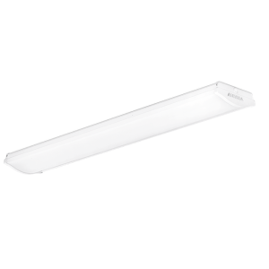 Aurora Lighting EN-SF1220EM/40 Princeton White Single 4ft Emergency LED Linear Luminaire With Opal Diffuser & Cool White LEDs IP20 20W
