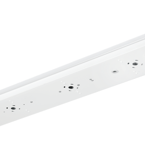 Aurora Lighting EN-SF1220EM/40 Princeton White Single 4ft Emergency LED Linear Luminaire With Opal Diffuser & Cool White LEDs IP20 20W