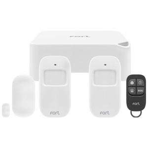 ESP ECSPK2 Fort Smart Security Alarm Kit 2 With Smart Hub, 2 x PIRs, Door/Window Contact & Remote Keyfob