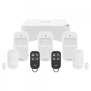ESP ECSPK3 Fort Smart Security Alarm Kit 3 With Smart Hub, 3 x PIRs, 2 x Door/Window Contacts & 2 x Remote Keyfobs